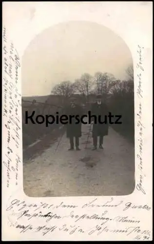 ALTE FOTO POSTKARTE OSNABRÜCK MARKANTER BAUERNHOF FACHWERKHAUS IM HINTERGRUND Ansichtskarte AK cpa postcard