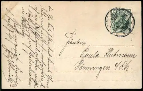 ALTE POSTKARTE FRÖHLICHE OSTERN KINDER SCHAF SCHAFE MÄDCHEN sheep children child easter postcard Ansichtskarte cpa AK