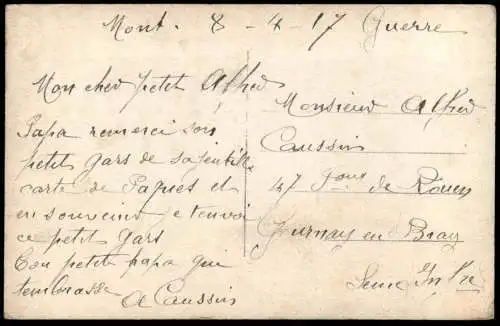 ALTE POSTKARTE JUNGE MIT SPIELZEUG ZIEGE STOFFTIER PUPPE MARIN AMIRAL MARINE ADMIRAL Kind child boy photo cpa AK