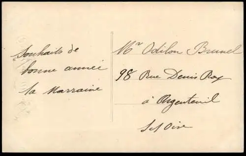 ALTE POSTKARTE BONNE ANNÉE FRAU MIT PELZ PELZMÜTZE PELZMANTEL fur femme woman fourrure Ansichtskarte AK cpa postcard