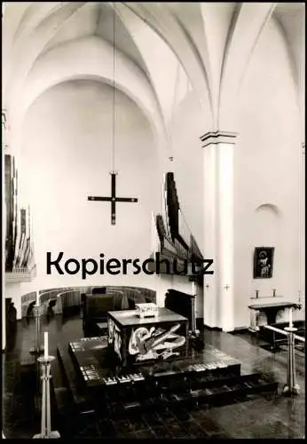 ÄLTERE POSTKARTE KÖLN NIEHL INNENANSICHT ST. KATHARINA-KIRCHE ORGEL organ church eglise Ansichtskarte AK cpa postcard