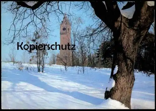ÄLTERE POSTKARTE BERLIN GRUNEWALDTURM IM WINTER SCHNEE GRUNEWALD VERLAG KUNST UND BILD Ansichtskarte AK postcard