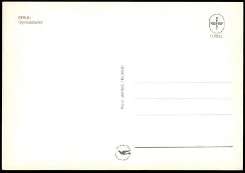 ÄLTERE POSTKARTE BERLIN OLYMPIASTADION VERLAG KUNST UND BILD Olympia olympic games Stadion stadium AK cpa postcard