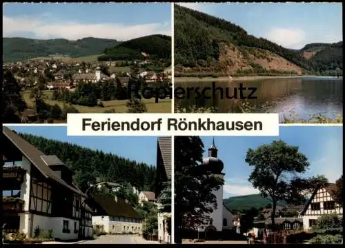 ÄLTERE POSTKARTE FERIENDORF RÖNKHAUSEN FACHWERKHAUS FINNENTROP SAUERLAND AK Ansichtskarte postcard cpa