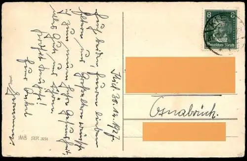 ALTE POSTKARTE SCHNEEMANN UND SCHNEEFRAU EIN FROHES NEUES JAHR WEIN snowman snowwoman bonhomme de neige postcard cpa AK