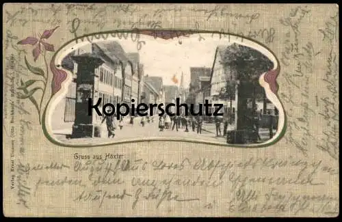 ALTE POSTKARTE GRUSS AUS HÖXTER WESTFALEN Ansichtskarte AK postcard cpa