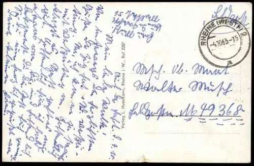 ALTE POSTKARTE GRUSS AUS RHEINE AM GRADIERWERK SALINE Ansichtskarte AK cpa postcard