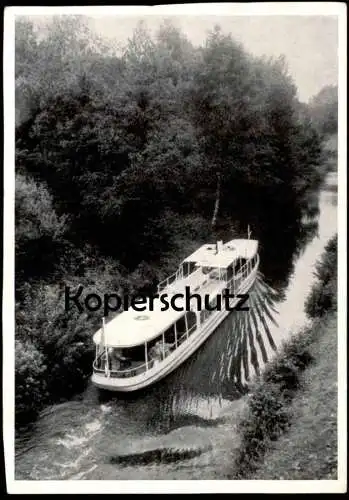 ÄLTERE POSTKARTE OBERLÄNDER KANAL BEI ILAWA OSTRODA SCHIFF Eylau Osterode Elbinger Kanal Polen poland polska postcard AK