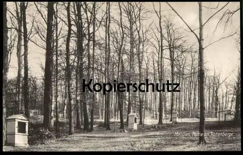ALTE POSTKARTE MENDEN PARTIE AM ROTENBERGE Kreuzweg am Rodenberg Sauerland Prozessionsweg Ansichtskarte AK cpa postcard