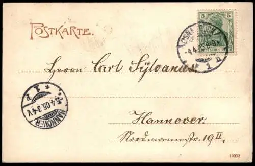 ALTE POSTKARTE OSNABRÜCK STADT-THEATER STADTTHEATER 1905 Theatre Ansichtskarte AK cpa postcard