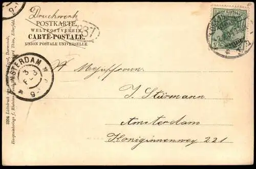 ALTE POSTKARTE OSNABRÜCK WITTEKINDSTRASSE CIGARREN C. SCHLÜTER JR. BREMER BÜNDER HOLLÄNDER HAVANNA CIGARREN cpa AK