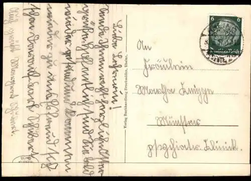 ALTE POSTKARTE RHEINE IN WESTFALEN GESELLENHAUS 1937 Ansichtskarte AK cpa postcard