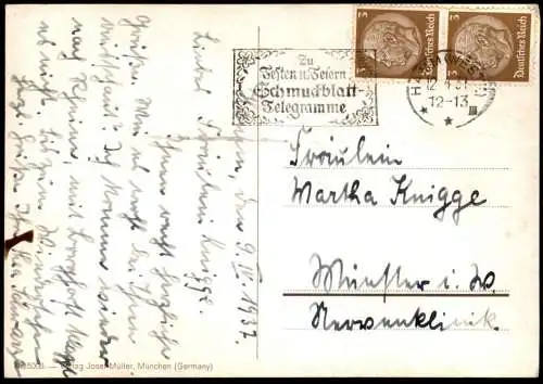 ALTE POSTKARTE SCHÖN-WETTER BERTA HUMMEL NR. 5008 MÄDCHEN KINDER SCHIRM 1936 weather Ansichtskarte AK cpa postcard