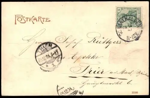 ALTE POSTKARTE HEUBERGHAUS IM WINTER REH HIRSCH FRIEDRICHRODA Wild Rehe Hirsche roe deer Ansichtskarte AK postcard cpa