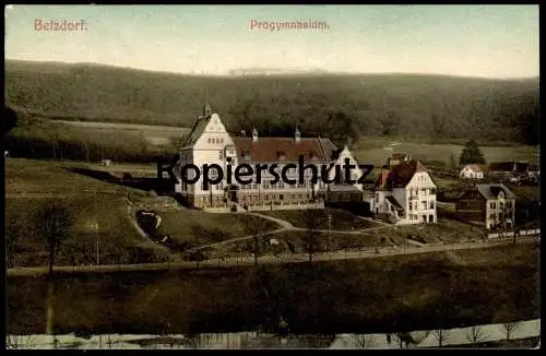 ALTE POSTKARTE BETZDORF AN DER SIEG PROGYMNASIUM 1907 Gymnasium Schule Ansichtskarte AK cpa postcard