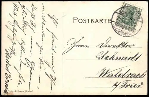 ALTE POSTKARTE BETZDORF AN DER SIEG PROGYMNASIUM 1907 Gymnasium Schule Ansichtskarte AK cpa postcard