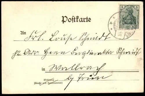 ALTE POSTKARTE BURGSOLMS 1906 PANORAMA SOLMS HESSEN Ansichtskarte AK cpa postcard