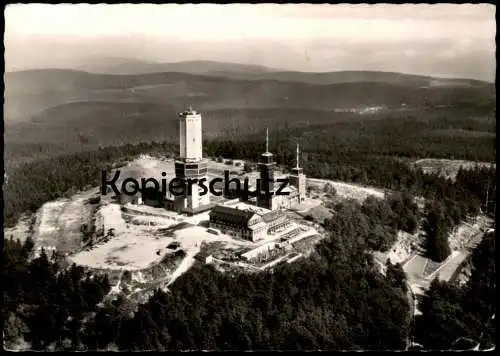 ÄLTERE POSTKARTE GROSSER FELDBERG IM TAUNUS LUFTAUFNAHME FLIEGERAUFNAHME 880 METER Ansichtskarte AK cpa postcard