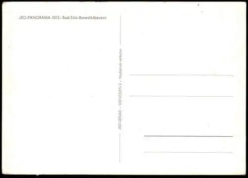 ÄLTERE POSTKARTE JRO PANORAMA BAD TÖLZ BENEDIKTBEUERN ZWIESEL BRAUNECK GLASWAND BAD HEILBRUNN Ansichtskarte AK postcard