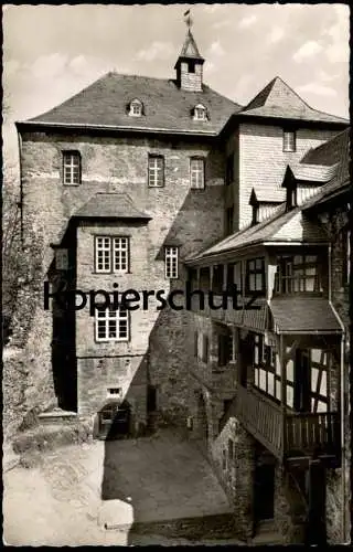 ALTE POSTKARTE JUGENDBURG FREUSBURG BURGHOF Kirchen Sieg Landkreis Altenkirchen castle chateau AK Ansichtskarte postcard