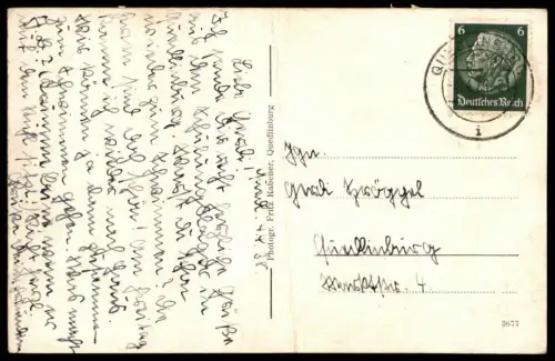 ALTE POSTKARTE OELERTHAUS QUEDLINBURG JUGENDHEIM JUGENDHERBERGE