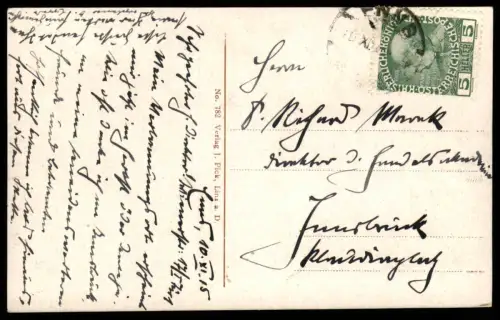 ALTE POSTKARTE ENNS GESAMTANSICHT OBERÖSTERREICH Österreich Austria Ansichtskarte postcard