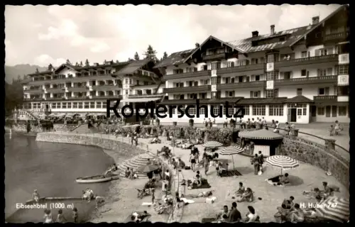 ÄLTERE POSTKARTE EIBSEEHOTEL HOTEL EIBSEE GRAINAU Ansichtskarte cpa postcard AK