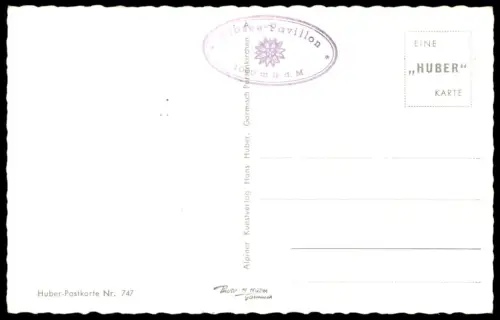 ÄLTERE POSTKARTE EIBSEEHOTEL HOTEL EIBSEE GRAINAU Ansichtskarte cpa postcard AK