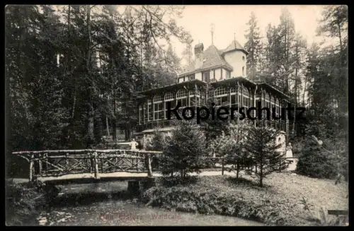 ALTE POSTKARTE BAD ELSTER WALDCAFE 1912 Ansichtskarte AK cpa postcard