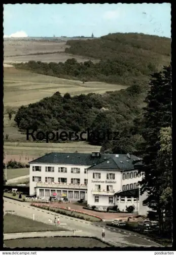 ÄLTERE POSTKARTE NONNWEILER SAAR SANATORIUM WALDHOTEL OPEL VOLKSWAGEN VW BUS Auto car Ansichtskarte AK postcard cpa