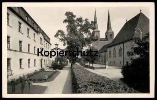 ALTE POSTKARTE NEUENDETTELSAU MUTTERHAUS & KIRCHE BAYERN Ansichtskarte AK postcard cpa