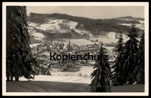 ALTE POSTKARTE OBERSTAUFEN IM ALLGÄU WINTER SCHNEE Ansichtskarte AK cpa postcard