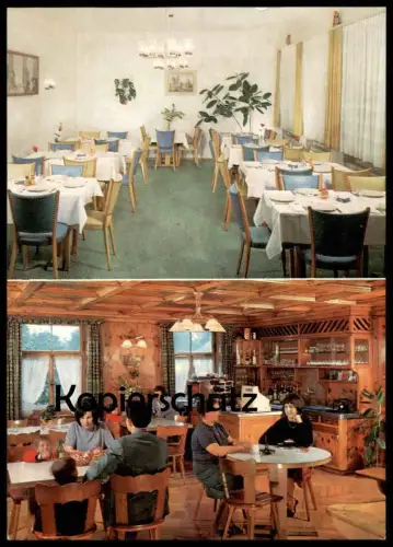 ÄLTERE POSTKARTE RESTAURANT HIRSCHEN MAUREN FÜRSTENTUM LIECHTENSTEIN Ansichtskarte