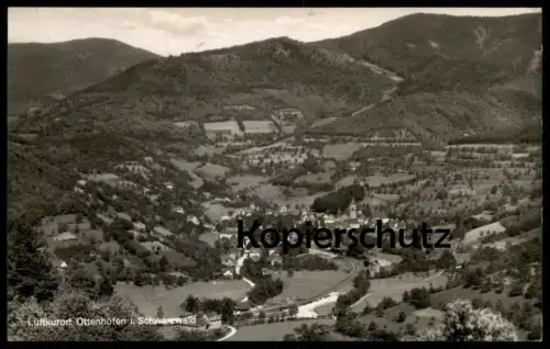 ÄLTERE POSTKARTE LUFTKURORT OTTENHÖFEN IM SCHWARZWALD PANORAMA Ansichtskarte AK cpa postcard