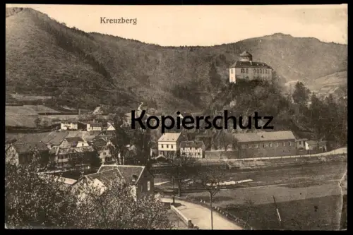 ALTE POSTKARTE KREUZBERG MIT SCHLOSS ALTENAHR Ansichtskarte postcard