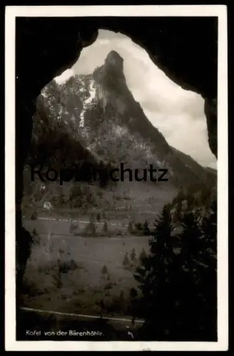 ALTE POSTKARTE OBERAMMERGAU KOFEL VON DER BÄRENHÖHLE Ansichtskarte AK cpa postcard