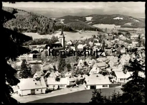 ÄLTERE POSTKARTE NEUSTADT SCHWARZWALD PANORAMA WINTER Ansichtskarte