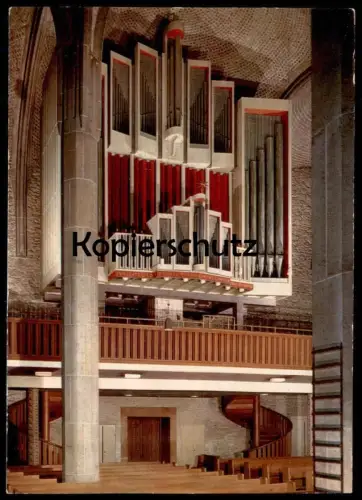 ÄLTERE POSTKARTE BIELEFELD ORGEL ALTSTÄDTER NICOLAI KIRCHE R. VON BECKERATH organ orgue Ansichtskarte