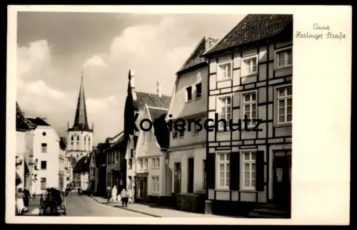 ALTE POSTKARTE UNKEL AM RHEIN 1936 FRACHTSCHIFF LEICHTER SCHUBVERBAND Schiff Raddampfer cargo freight ship cpa postcard