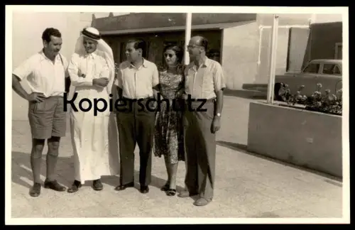 ALTE FOTO POSTKARTE PERSONEN THAWB KANDORA DISCHDASA QAMIS KANDURA TUNESIEN Tunisie Tunisia Scheich sheikh photo