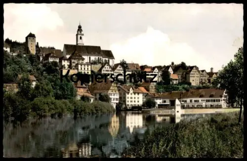 ÄLTERE POSTKARTE HORB AM NECKAR PANORAMA TOTALANSICHT Total AK Ansichtskarte postcard cpa Baden-Württemberg