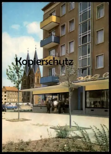 ÄLTERE POSTKARTE FRANKFURT ODER KARL-MARX-STRASSE AK Ansichtskarte postcard cpa