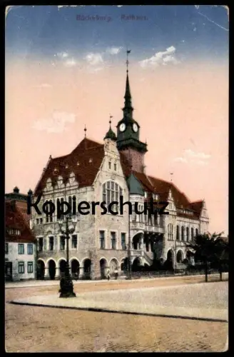 ALTE POSTKARTE BÜCKEBURG RATHAUS cpa AK Ansichtskarte postcard