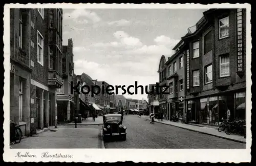 ALTE POSTKARTE NORDHORN HAUPTSTRASSE Ansichtskarte AK cpa postcard