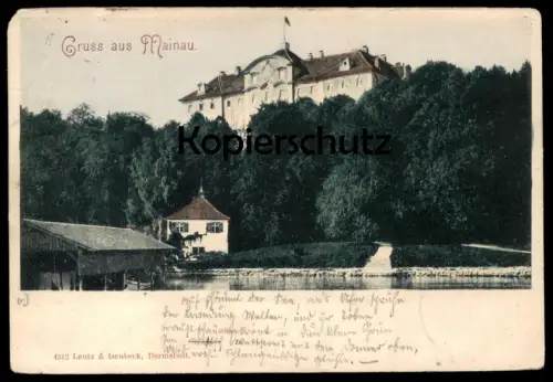 ALTE POSTKARTE CHEMIN BIZOT MALAGNOU GENÈVE GENF Stempel Rue du Rhone cpa AK Ansichtskarte postcard