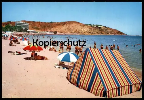 ÄLTERE POSTKARTE AMILCAR LA PLAGE Tunesie Tunesien beach Strand Zelt tent cpa postcard Ansichtskarte AK