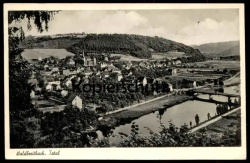 ALTE POSTKARTE WALDBREITBACH IM WIEDTAL TOTAL PANORAMA Wied Rengsdorf Ansichtskarte AK cpa postcard
