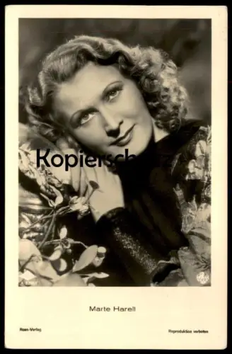 ALTE POSTKARTE MARTE HARELL FILM-SCHAUSPIELERIN FRISUR HAAR actress acteur Foto Ansichtskarte AK postcard cpa