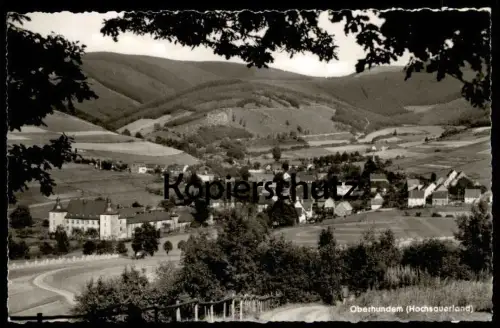 ÄLTERE POSTKARTE OBERHUNDEM HOCHSAUERLAND PANORAMA RHEIN-WESER-TURM Kirchhundem Sauerland Ansichtskarte cpa postcard AK