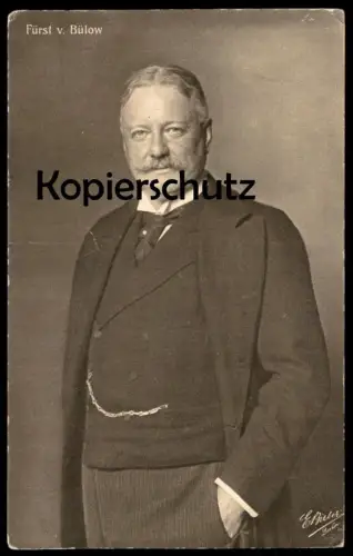 ALTE POSTKARTE FÜRST V. BÜLOW Generalfeldmarschall Karl von Bülow cpa AK Ansichtskarte postcard